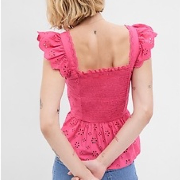 Eyelet Corset Peplum Top - XXL - Picture 2 of 5